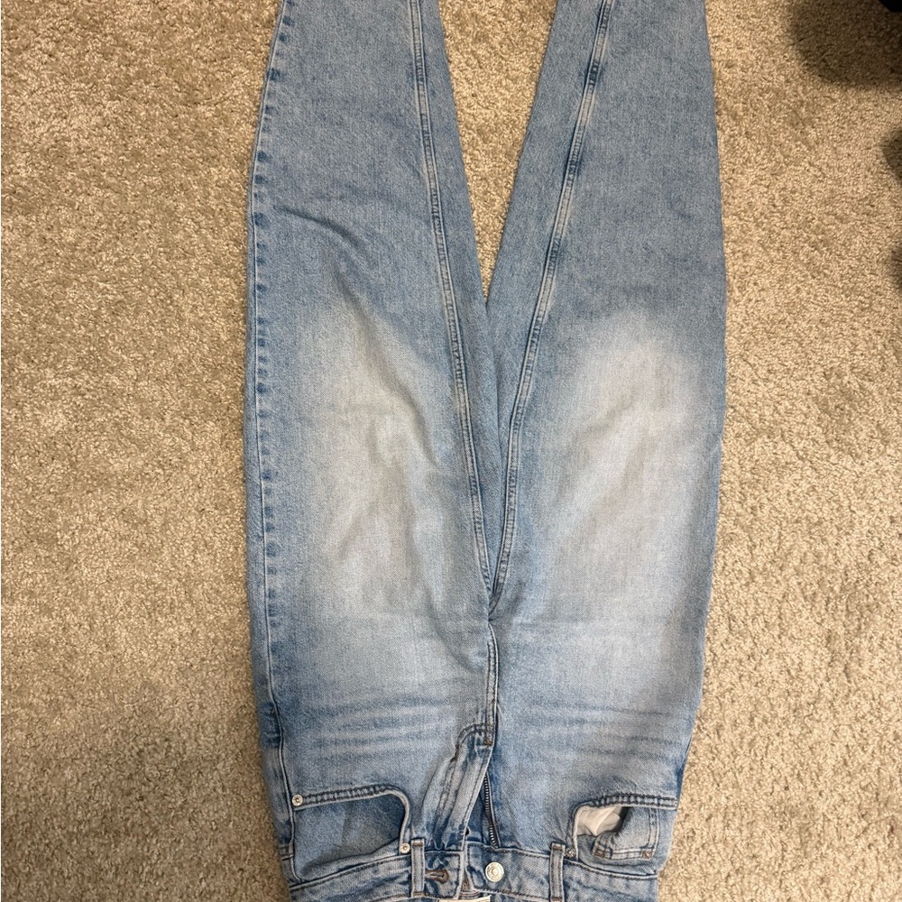Free People Barrel Jeans